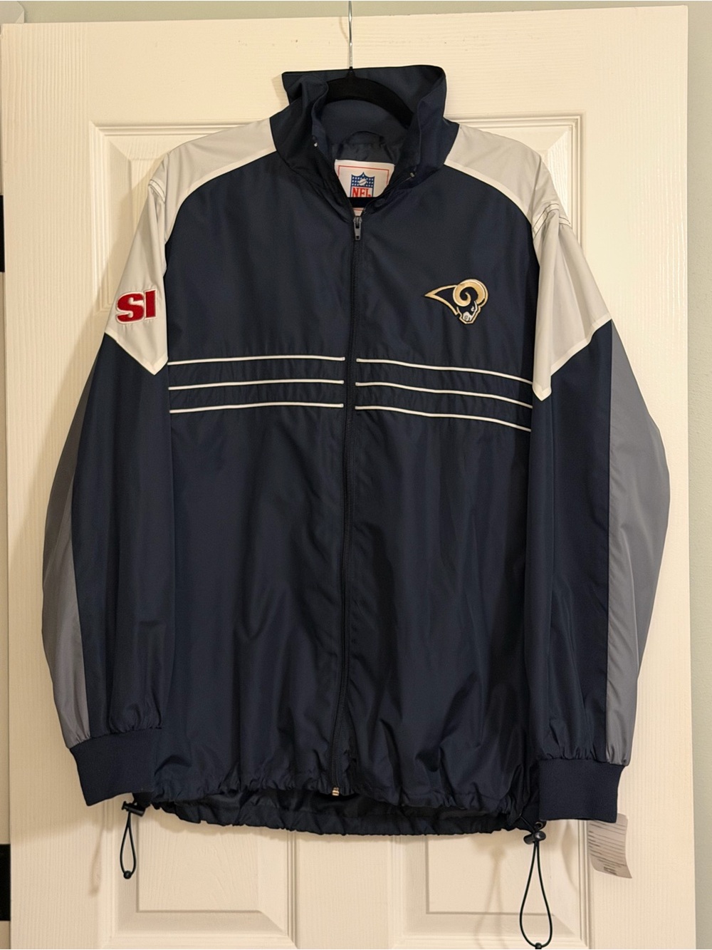 Los Angeles Rams Sports Illustrated Navy Team Windbreaker Jacket